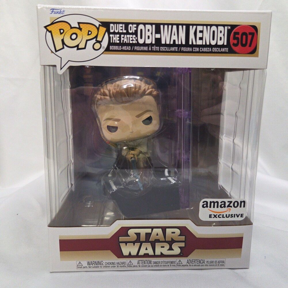 Funko Pop Deluxe Duel of Fates Obi‑Wan‎ Kenobi 507 Amazon Exclusive